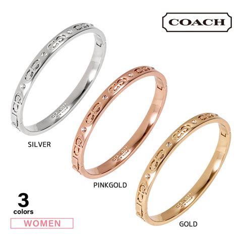 coach kissing c hinged bangle
